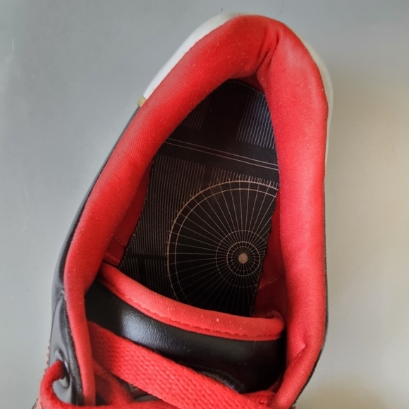 ADIDAS ORIGINALS Star Wars Darth Vader Black Red Ultrastar Superstar Shoes - Picture 11 of 14